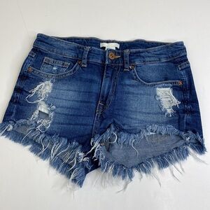H&M Distressed Denim Shorts size 2